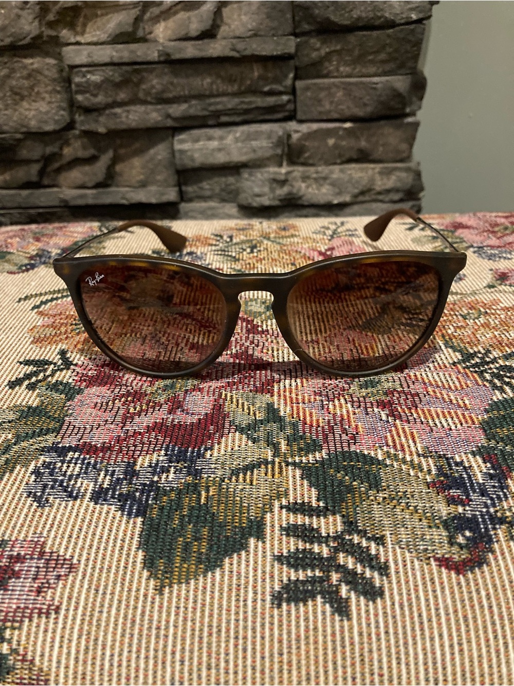 Ray-Ban Brown Tortoise Sunglasses with Brown Lenses